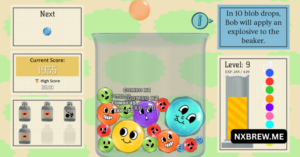 Bob's Beaker Blobs Demo