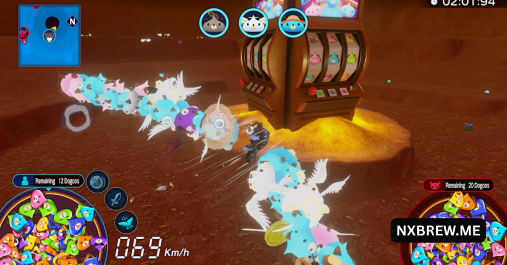 Neptunia Riders VS Dogoos
