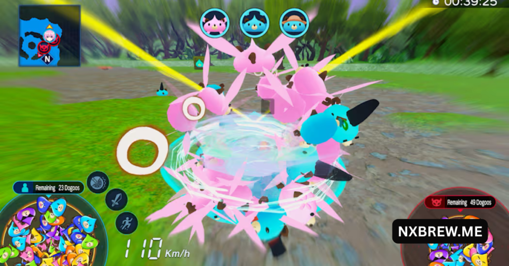 Neptunia Riders VS Dogoos
