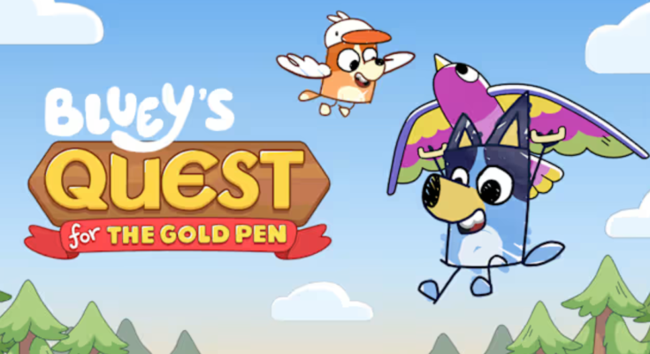 Bluey’s Quest For The Gold Pen