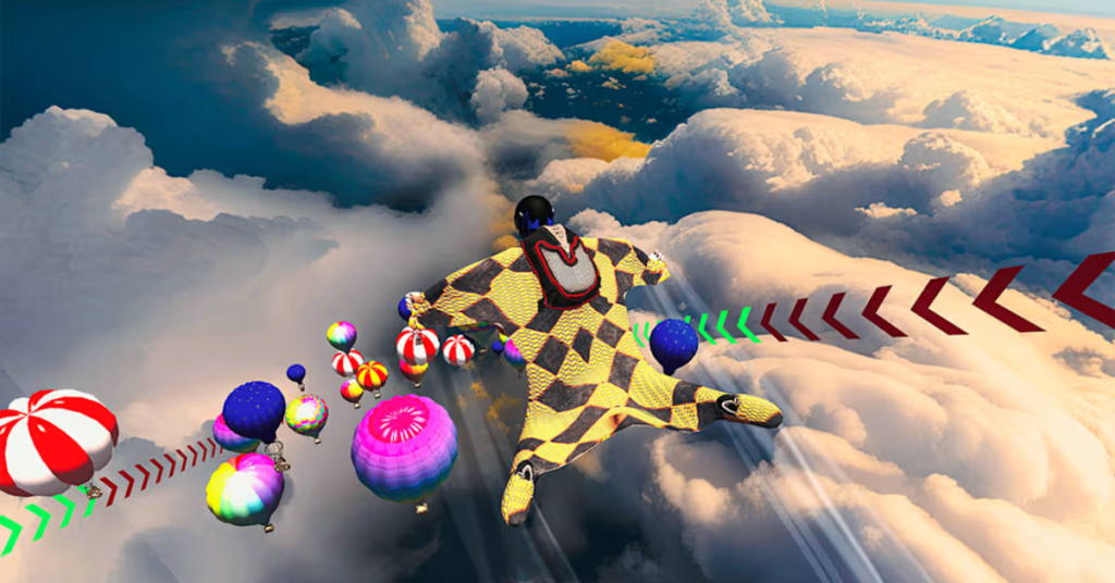 Skydiving Simulator Wingsuit Flight